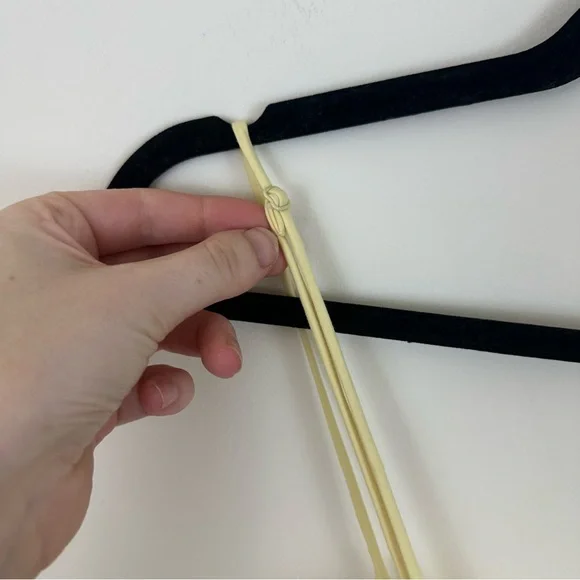 H&M | Smocked Bodice Sleeveless Light Yellow Ruffle Dress Size Medium - Picture 8 of 10